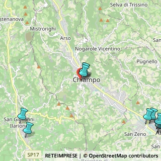 Mappa Via Dante Alighieri, 36072 Chiampo VI, Italia (3.31909)