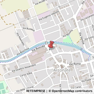 Mappa Via Camillo Benso Conte di Cavour,  1, 21052 Arconate, Milano (Lombardia)