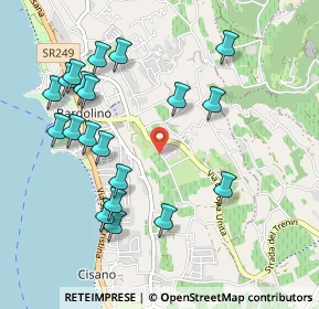 Mappa Strada Campazzi, 37011 Bardolino VR, Italia (1.0755)