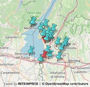 Mappa Strada Campazzi, 37011 Bardolino VR, Italia (9.6605)