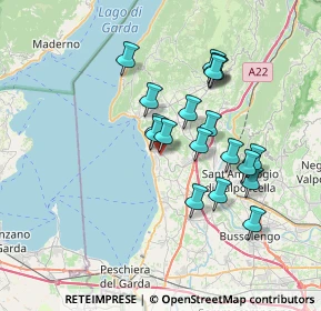 Mappa Strada Campazzi, 37011 Bardolino VR, Italia (6.13684)