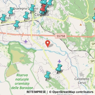 Mappa Strada Alle Dighe, 13836 Cossato BI, Italia (3.575)