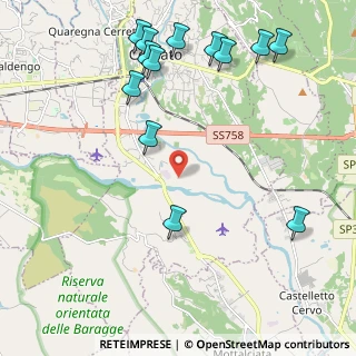 Mappa Strada Alle Dighe, 13836 Cossato BI, Italia (2.62615)