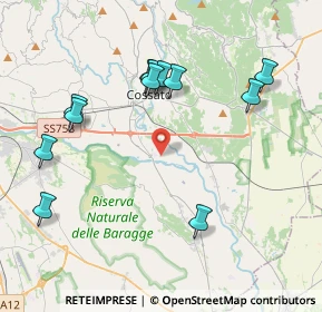 Mappa Strada Alle Dighe, 13836 Cossato BI, Italia (4.23167)