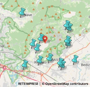 Mappa Via San Nicola, 25082 Botticino BS, Italia (4.11286)