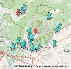 Mappa Via San Nicola, 25082 Botticino BS, Italia (4.12722)