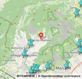 Mappa Via San Nicola, 25082 Botticino BS, Italia (3.3625)