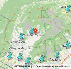 Mappa Via San Nicola, 25082 Botticino BS, Italia (3.56462)