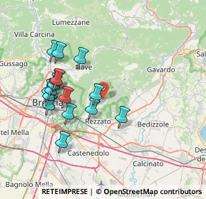 Mappa Via San Nicola, 25082 Botticino BS, Italia (7.24688)