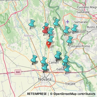 Mappa SS 32, 28043 Bellinzago novarese NO (7.0845)
