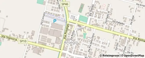 Mappa San Giorgio delle Pertiche
