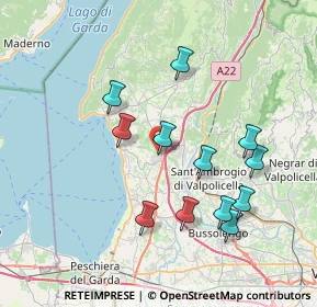 Mappa Viale Rimembranza, 37010 Cavaion Veronese VR, Italia (7.26333)