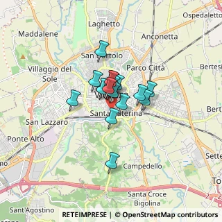 Mappa Contrada Valmerlara, 36100 Vicenza VI, Italia (0.90684)
