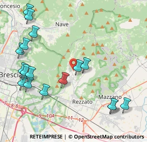 Mappa 25082 Brescia BS, Italia (5.06)
