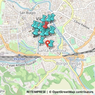 Mappa Via Chinotto Antonio, 36100 Vicenza VI, Italia (0.3475)