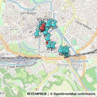 Mappa Via Chinotto Antonio, 36100 Vicenza VI, Italia (0.3385)
