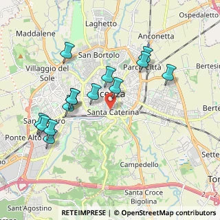 Mappa Via Chinotto Antonio, 36100 Vicenza VI, Italia (1.95357)