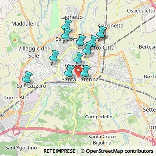 Mappa Via Chinotto Antonio, 36100 Vicenza VI, Italia (1.6225)