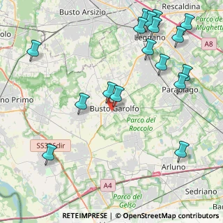 Mappa Via Giosuè Carducci, 20020 Busto Garolfo MI, Italia (5.35588)