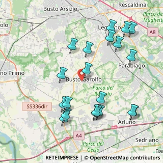 Mappa Via Giosuè Carducci, 20020 Busto Garolfo MI, Italia (4.435)
