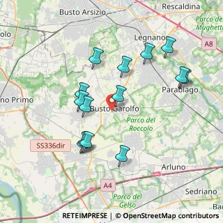Mappa Via Giosuè Carducci, 20020 Busto Garolfo MI, Italia (3.67071)