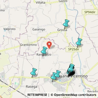 Mappa Via Casoni, 36043 Camisano vicentino VI, Italia (2.7435)