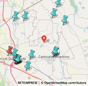Mappa Via Casoni, 36043 Camisano vicentino VI, Italia (5.418)