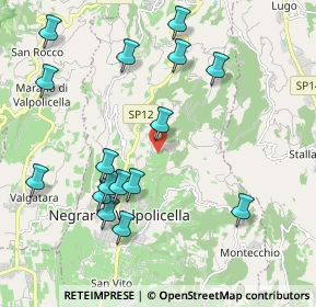 Mappa Via Tovo, 37024 Negrar di Valpolicella VR, Italia (2.21563)