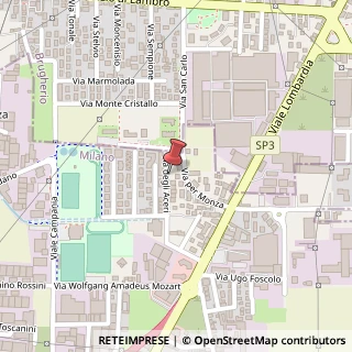 Mappa Via degli Aceri, 43, 20093 Cologno Monzese, Milano (Lombardia)