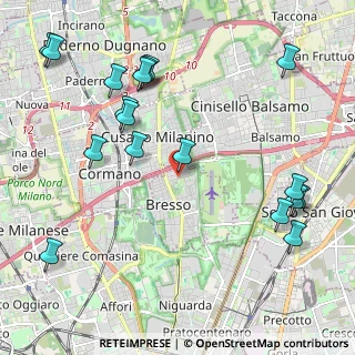 Mappa Viale Don Minzoni, 20091 Bresso MI, Italia (2.57389)