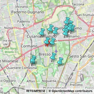 Mappa Viale Don Minzoni, 20091 Bresso MI, Italia (1.68267)