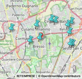 Mappa Viale Don Minzoni, 20091 Bresso MI, Italia (2.11091)