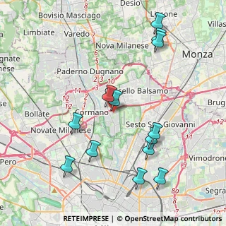 Mappa Viale Don Minzoni, 20091 Bresso MI, Italia (4.43462)