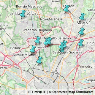 Mappa Viale Don Minzoni, 20091 Bresso MI, Italia (3.88538)