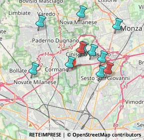 Mappa Viale Don Minzoni, 20091 Bresso MI, Italia (3.36364)