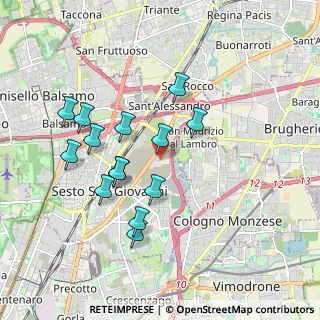 Mappa Via Vobarno, 20099 Sesto San Giovanni MI, Italia (1.74143)
