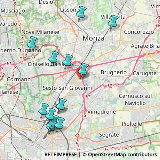 Mappa Via Vobarno, 20099 Sesto San Giovanni MI, Italia (4.99214)