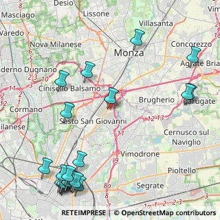 Mappa Via Luciano Migliorini, 20099 Sesto San Giovanni MI, Italia (6.0795)
