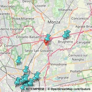 Mappa Via Vobarno, 20099 Sesto San Giovanni MI, Italia (7.5875)