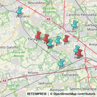 Mappa Via I. Gardella Architetto, 20014 Nerviano MI, Italia (3.69455)