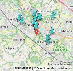 Mappa Via I. Gardella Architetto, 20014 Nerviano MI, Italia (1.54833)