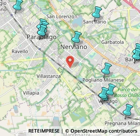 Mappa Via 1° Maggio, 20014 Nerviano MI, Italia (2.844)