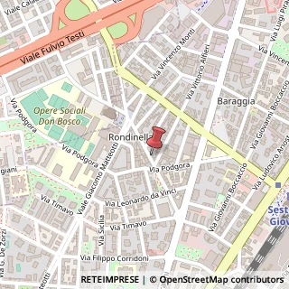 Mappa Via Picardi Fratelli, 96, 20099 Sesto San Giovanni, Milano (Lombardia)