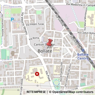 Mappa Piazza Generale Carlo Alberto dalla Chiesa, 13, 20021 Bollate, Milano (Lombardia)