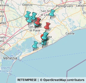 Mappa Antiche Mura, 30016 Jesolo VE, Italia (9.76563)