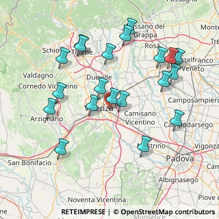 Mappa Strada della Caveggiara, 36100 Vicenza VI, Italia (16.572)