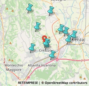 Mappa Via della Rampa, 36051 Creazzo VI, Italia (3.34)