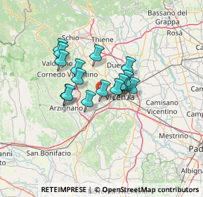 Mappa Via della Rampa, 36051 Creazzo VI, Italia (9.28188)