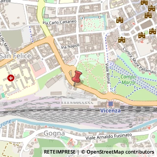 Mappa Viale Milano, 108, 36100 Vicenza, Vicenza (Veneto)