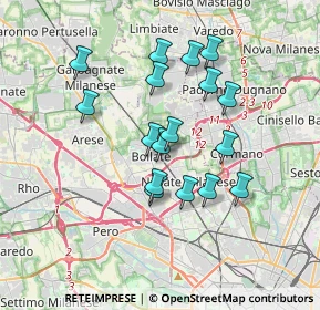 Mappa Bollate Centro, 20021 Bollate MI, Italia (3.05294)